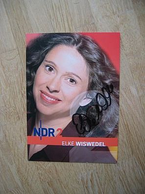 NDR Moderatorin Elke Wiswedel - handsigniertes Autogramm!!!
