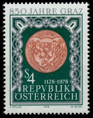 Österreich 1978 Nr 1583 postfrisch X25C522