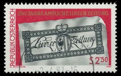 Österreich 1980 Nr 1657 gestempelt X25C77A