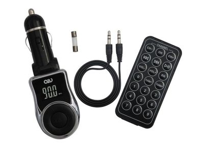 AIV FM Transmitter USB SD Display Klinke AutoRadio AUX MP3Player Kfz Adaper