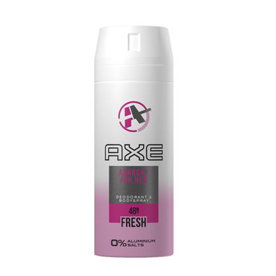 AXE Anarchy Deodorant Bodyspray leidenschatlicher Duft für Sie 150ml