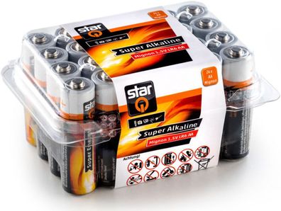 StarQ 5 * 24er 120 Stück Big Pack AA Alkaline Batterie