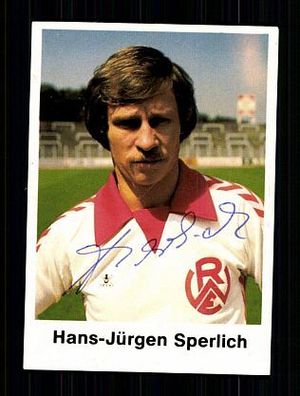 Hans-Jürgen Sperlich Rot-Weiss Essen Bergmann SB 1973-74 Original Signiert+ A 69866