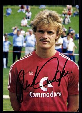 Roland Wohlfarth Bayern München 1984-85 Autogrammkarte Orig. Signiert + C 1303
