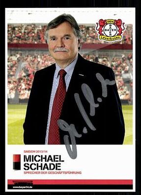 Michael Schade Bayer Leverkusen 2013-14 Orig. Sign + A 69898