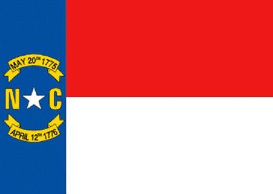 Fahne Flagge North Carolina Premiumqualität
