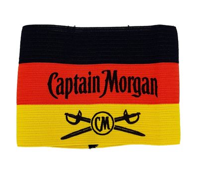 Captain Morgan WM 2018 Kapitänsband Armband Schweißband in schwarz, rot, gold Nat