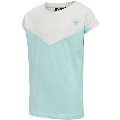 Hummel T-Shirt Ciete S/ S Mädchen Türkis Weiß 210694-7033