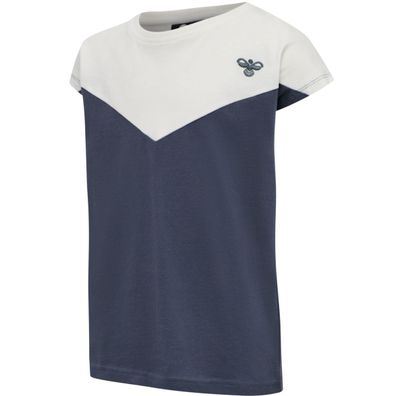 Hummel T-Shirt Ciete S/ S Mädchen Blau Weiß 210694-526