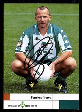 Bernhard Trares Werder Bremen 2000-01 Autogrammkarte + A 70017