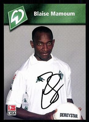 Blaise Mamoum Werder Bremen 2002/03 1. Karte + A 70024