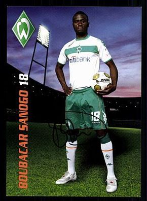 Boubacar Sanogo Werder Bremen 2008-09 Autogrammkarte + A 70026