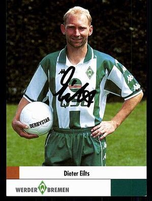 Dieter Eilts Werder Bremen 2000/01 Autogrammkarte + A 70068