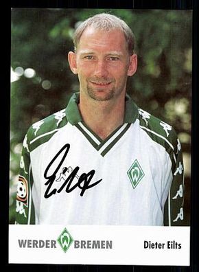 Dieter Eilts Werder Bremen 2001-02 Autogrammkarte + A 70069
