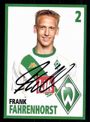 Frank Fahrenhorst Werder Bremen 2004/05 Autogrammkarte + A 70092