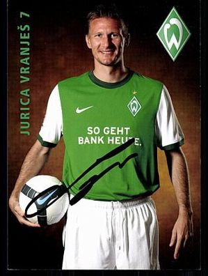 Jurica Vranjes Werder Bremen 2009/10 Autogrammkarte + + A 70153