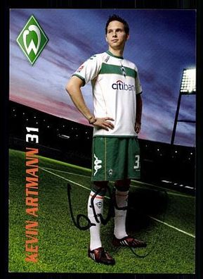 Kevin Artmann Werder Bremen 2008/09 Autogrammkarte + + A 70178