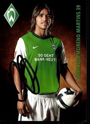 Marcelo Martins Werder Bremen 2009-10 Autogrammkarte + + A 70205