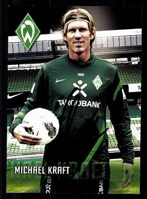 Michael Kraft Werder Bremen 2011-12 Autogrammkarte + A 70237