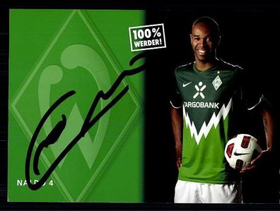 Naldo Werder Bremen 2010-11 Autogrammkarte + A 70265