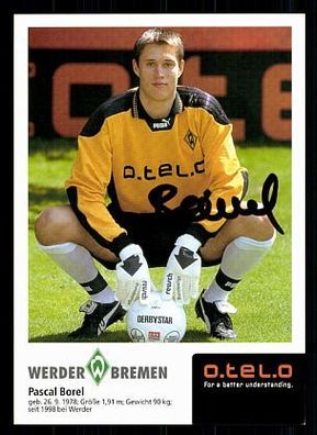 Pascal Borel Werder Bremen 1998/99 Autogrammkarte+ + A 70286