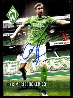 Per Mertesacker Werder Bremen 2011-12 (Abgänger)Autogrammkarte + A 70293