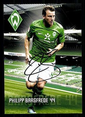 Philipp Bargfrede Werder Bremen 2011-12 Autogrammkarte + A 70301