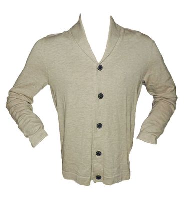 Jack & Jones Herren Cardigan Strickjacke Langarm Beige Melange Gr. M L XL