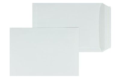 250 Versandtaschen Weiß 250x353 mm (DIN B4) mit Haftklebung