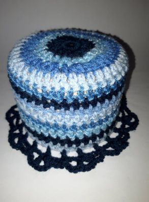 Klohut blau Klohüte Klopapierhüte Klopapierhut Toilettenpapierhut Toilettenpapierhüte