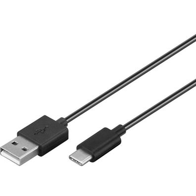 goobay USB 2.0 A/ USB-C Daten- und Ladekabel 1,0 m