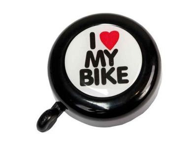 beBell Fahrradklingel / Glocke "I love my Bike", schwarz