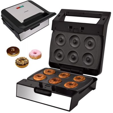 Syntrox MM-1400W-Gusto-Donut-1 Donut Maker Kombigerät mit wechselbaren Platten