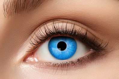 Kontaktlinsen natürlich, blau Farblinsen, Muster Verkleidung Jahreslinsen