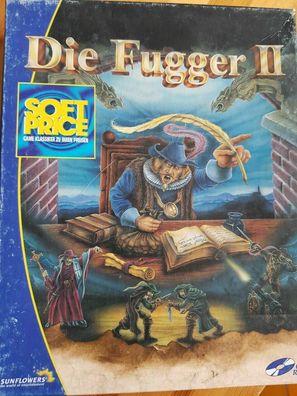Die Fugger II (PC, 1996, Euro Karton Box) komplett, Rarität, Sehr guter Zustand