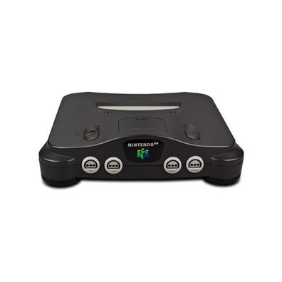 Nintendo 64 - N64 Konsole ohne alles in Schwarz - als Ersatz - ohne Kabel
