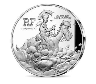 Lucky Luke 75 Jahre 10 Euro Silber Gedenkmünze Proof PP 22,2 Gramm Silbermünze