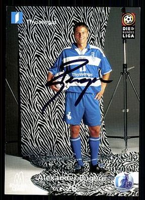 Alexander Bugera MSV Duisburg 1999-00 Autogrammkarte + A 70414