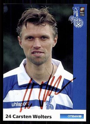 Carsten Wolters MSV Duisburg 2000-01 1. Karte + A 70470