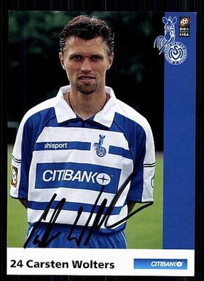 Carsten Wolters MSV Duisburg 2000-01 2. Karte + + A 70471