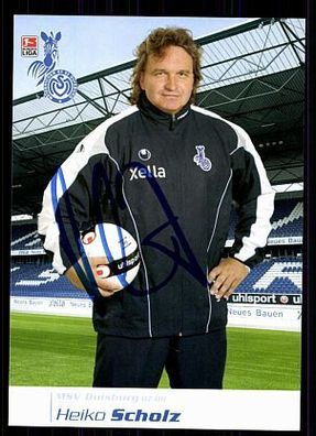 Heiko Scholz MSV Duisburg 2007-08 Autogrammkarte + A 70552