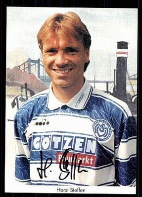 Horst Steffen MSV Duisburg 1997-98 1. Karte + A 70573