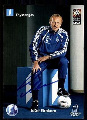 Josef Eichkorn MSV Duisburg 1998-99 Autogrammkarte + A 70592