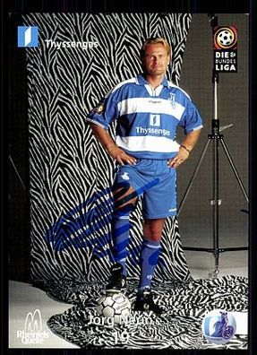 Jörg Neun MSV Duisburg 1999/00 Autogrammkarte + A 70597