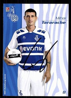 Mihai Tararache MSV Duisburg 2008/09 Autogrammkarte + A 70688