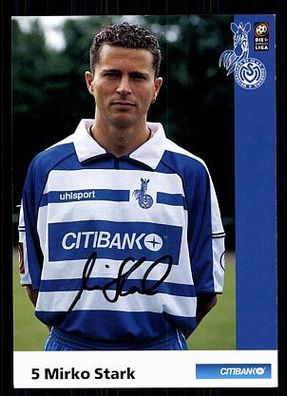 Mirko Stark MSV Duisburg 2000-01 Autogrammkarte + A 70690
