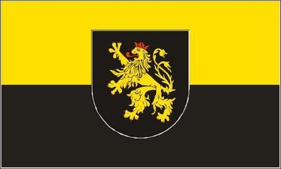 Fahne Flagge Pfalz mit Wappen Premiumqualität