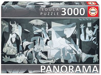 Educa 9211502 Guernica Panorama Pablo Picasso 3000 Teile Puzzle Kunst Gemälde