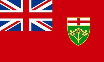 Fahne Flagge Ontario Premiumqualität