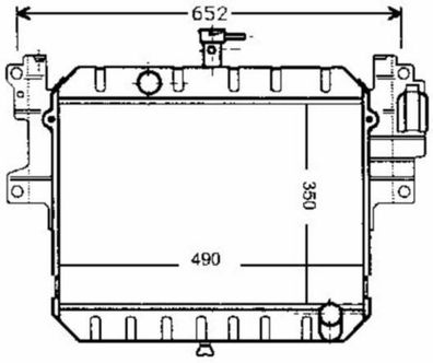 NEU + Kühler > Daihatsu Feroza ( EL / DLX / SE / SX - Efi > 1.6 > 1640087650